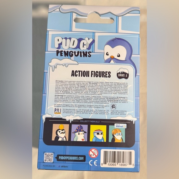 Action Figure Pudgy Penguins 4.5” Gold and Black Find Series 2 - Picture 5 of 7